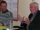 Mgr Garnier et le doyen Christophe Decherf